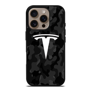 TESLA MOTORS LOGO CAMO iPhone 16 Pro Case TESLA MOTORS LOGO CAMO iPhone 16 Pro Case