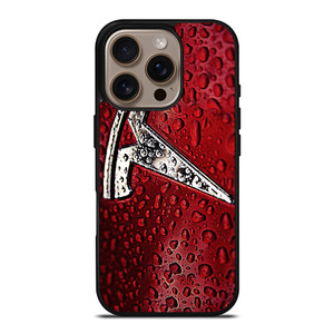 TESLA RED WATER EMBLEM iPhone 16 Pro Case TESLA RED WATER EMBLEM iPhone 16 Pro Case