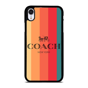 COACH NEW YORK STRIPES 2 iPhone XR Case
