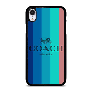 COACH NEW YORK STRIPES iPhone XR Case