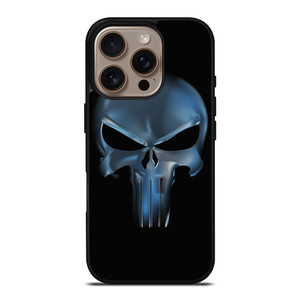 THE PUNISHER SKULL METAL LOGO iPhone 16 Pro Case