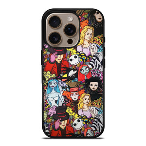 TIM BURTON CHARACTERS iPhone 16 Pro Case