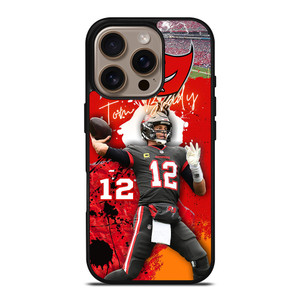 TOM BRADY TAMPA BAY BUCANEERS iPhone 16 Pro Case TOM BRADY TAMPA BAY BUCANEERS iPhone 16 Pro Case
