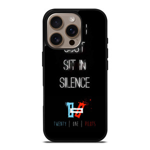 TWENTY ONE PILOTS SIT IN SILENCE iPhone 16 Pro Case TWENTY ONE PILOTS SIT IN SILENCE iPhone 16 Pro Case