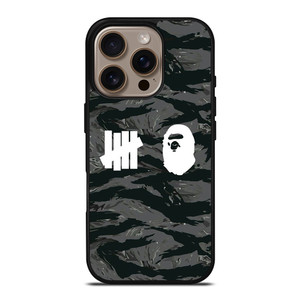 UNDEFEATED BAPE LOGO CAMO iPhone 16 Pro Case UNDEFEATED BAPE LOGO CAMO iPhone 16 Pro Case