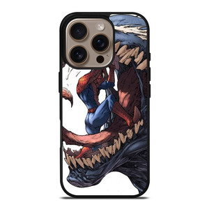 VENOM VS SPIDERMAN MARVEL CARTOON iPhone 16 Pro Case VENOM VS SPIDERMAN MARVEL CARTOON iPhone 16 Pro Case