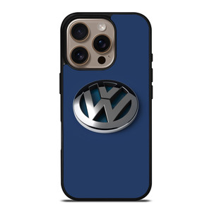 VW VOLKSWAGEN GLOSSY LOGO EMBLEM iPhone 16 Pro Case VW VOLKSWAGEN GLOSSY LOGO EMBLEM iPhone 16 Pro Case