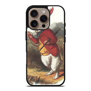 WHITE RABBIT ALICE IN WONDERLAND Disney iPhone 16 Pro Case WHITE RABBIT ALICE IN WONDERLAND Disney iPhone 16 Pro Case