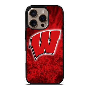 WISCONSIN BADGER LOGO iPhone 16 Pro Case WISCONSIN BADGER LOGO iPhone 16 Pro Case