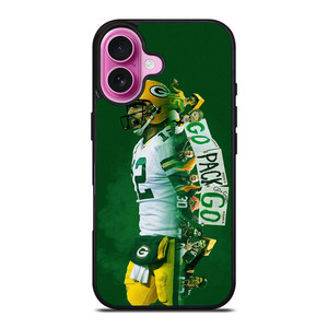 AARON RODGERS PACKERS iPhone 16 Plus Case AARON RODGERS PACKERS iPhone 16 Plus Case
