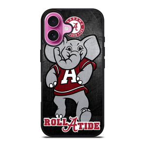 ALABAMA ROLL A TIDE CRIMSON BAMA FOOTBALL iPhone 16 Plus Case ALABAMA ROLL A TIDE CRIMSON BAMA FOOTBALL iPhone 16 Plus Case