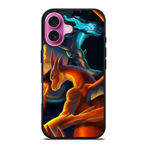 ANIME POKEMON CHARIZARD MEGA EVOLUTION iPhone 16 Plus Case