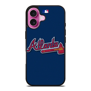 ATLANTA BRAVES LOGO MLB 66 iPhone 16 Plus Case ATLANTA BRAVES LOGO MLB 66 iPhone 16 Plus Case