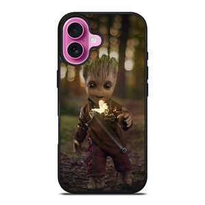 BABY GROOT COMIC iPhone 16 Plus Case BABY GROOT COMIC iPhone 16 Plus Case