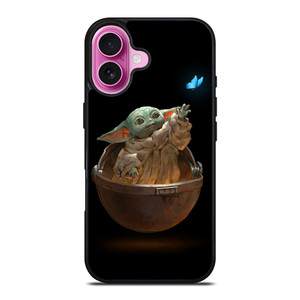 BABY YODA BUTTERFLY STAR WARS iPhone 16 Plus Case BABY YODA BUTTERFLY STAR WARS iPhone 16 Plus Case