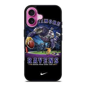 BALTIMORE RAVENS NFL ART iPhone 16 Plus Case