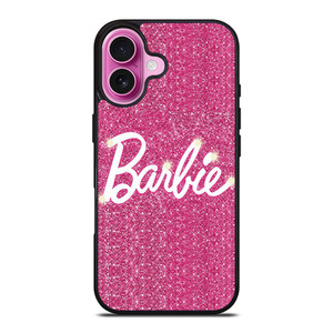 BARBIE PINK BLING GLITTER 1 iPhone 16 Plus Case BARBIE PINK BLING GLITTER 1 iPhone 16 Plus Case