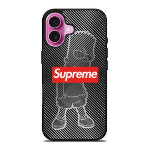 BART SIMPSON STRIPE SUPREME iPhone 16 Plus Case