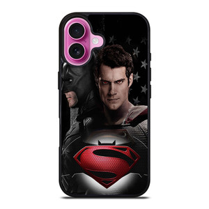 BATMAN VS SUPERMAN FACE iPhone 16 Plus Case