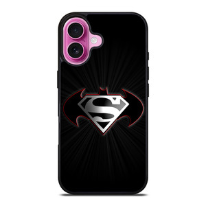 BATMAN VS SUPERMAN SYMBOL iPhone 16 Plus Case BATMAN VS SUPERMAN SYMBOL iPhone 16 Plus Case