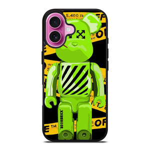 BEARBRICK X OFF WHITE iPhone 16 Plus Case BEARBRICK X OFF WHITE iPhone 16 Plus Case