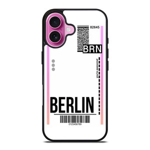 BERLIN BOARDING PASS iPhone 16 Plus Case BERLIN BOARDING PASS iPhone 16 Plus Case