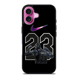 BLACK PANTHER LEBRON JAMES GALAXY iPhone 16 Plus Case
