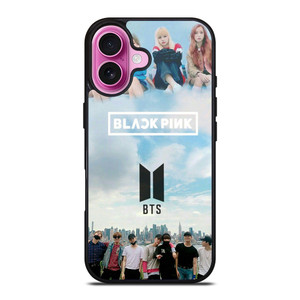 BLACKPINK VS BTS KPOP GROUP iPhone 16 Plus Case