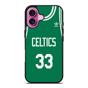 BOSTON CELTICS LARRY BIRD 33 JERSEY iPhone 16 Plus Case