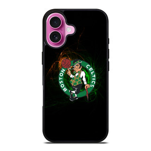 BOSTON CELTICS LOGO ART iPhone 16 Plus Case