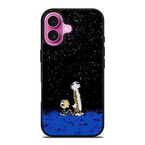 Calvin And Hobbes Looking Star iPhone 16 Plus Case Calvin And Hobbes Looking Star iPhone 16 Plus Case