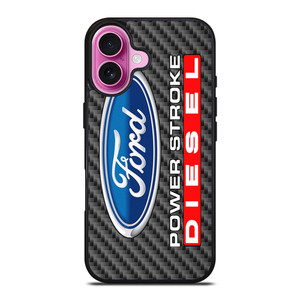 CARBON ORD POWERSTROKE DIESEL LOGO iPhone 16 Plus Case