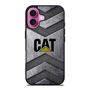 CATERPILLAR TRACTOR CAT METAL LOGO iPhone 16 Plus Case CATERPILLAR TRACTOR CAT METAL LOGO iPhone 16 Plus Case