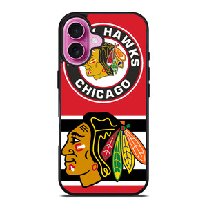 CHICAGO BLACKHAWKS NHL LOGO iPhone 16 Plus Case