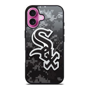 CHICAGO WHITE SOX CAMO LOGO iPhone 16 Plus Case