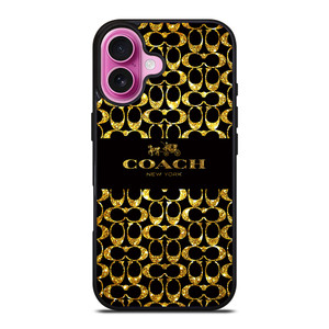 COACH NEW YORK GOLDEN iPhone 16 Plus Case