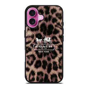 COACH NEW YORK LEOPARD iPhone 16 Plus Case COACH NEW YORK LEOPARD iPhone 16 Plus Case