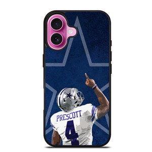 DAK PRESCOTT COWBOYS DALLAS COWBOYS FOOTBALL FOUR iPhone 16 Plus Case DAK PRESCOTT COWBOYS DALLAS COWBOYS FOOTBALL FOUR iPhone 16 Plus Case