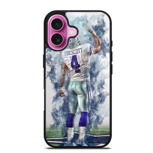 DAK PRESCOTT SMOKE COWBOYS DALLAS COWBOYS FOOTBALL iPhone 16 Plus Case