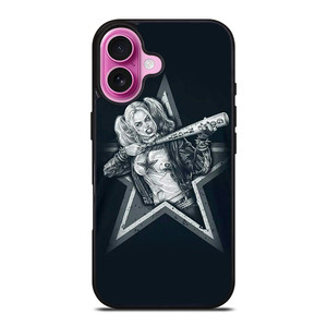 DALLAS COWBOYS HARLEY QUINN iPhone 16 Plus Case DALLAS COWBOYS HARLEY QUINN iPhone 16 Plus Case