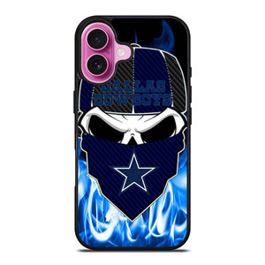 DALLAS COWBOYS SKULL BANDANA iPhone 16 Plus Case DALLAS COWBOYS SKULL BANDANA iPhone 16 Plus Case