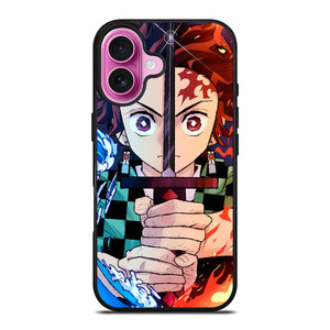DEMON SLAYER TANJIRO SWORD ANIME iPhone 16 Plus Case DEMON SLAYER TANJIRO SWORD ANIME iPhone 16 Plus Case