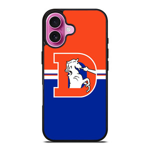 DENVER BRONCOS HORSE WHITE iPhone 16 Plus Case DENVER BRONCOS HORSE WHITE iPhone 16 Plus Case