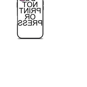 DO NOT PRINT OR PRESS REVERSED iPhone 16 Plus Case