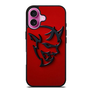DODGE DEMON LOGO RED iPhone 16 Plus Case DODGE DEMON LOGO RED iPhone 16 Plus Case