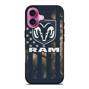 DODGE RAM FLAG iPhone 16 Plus Case DODGE RAM FLAG iPhone 16 Plus Case