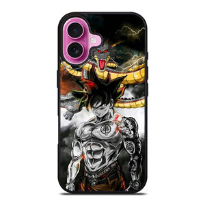DRAGON BALL GOKU AND SHENRON iPhone 16 Plus Case DRAGON BALL GOKU AND SHENRON iPhone 16 Plus Case