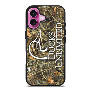 DUCKS UNLIMITED WETLANDS WATERFOWL CAMO iPhone 16 Plus Case