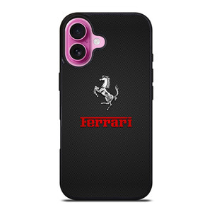 FERRARI LOGO METAL POINT iPhone 16 Plus Case