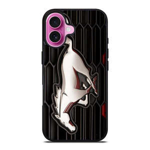 FORD MUSTANG SILVER GT LOGO iPhone 16 Plus Case